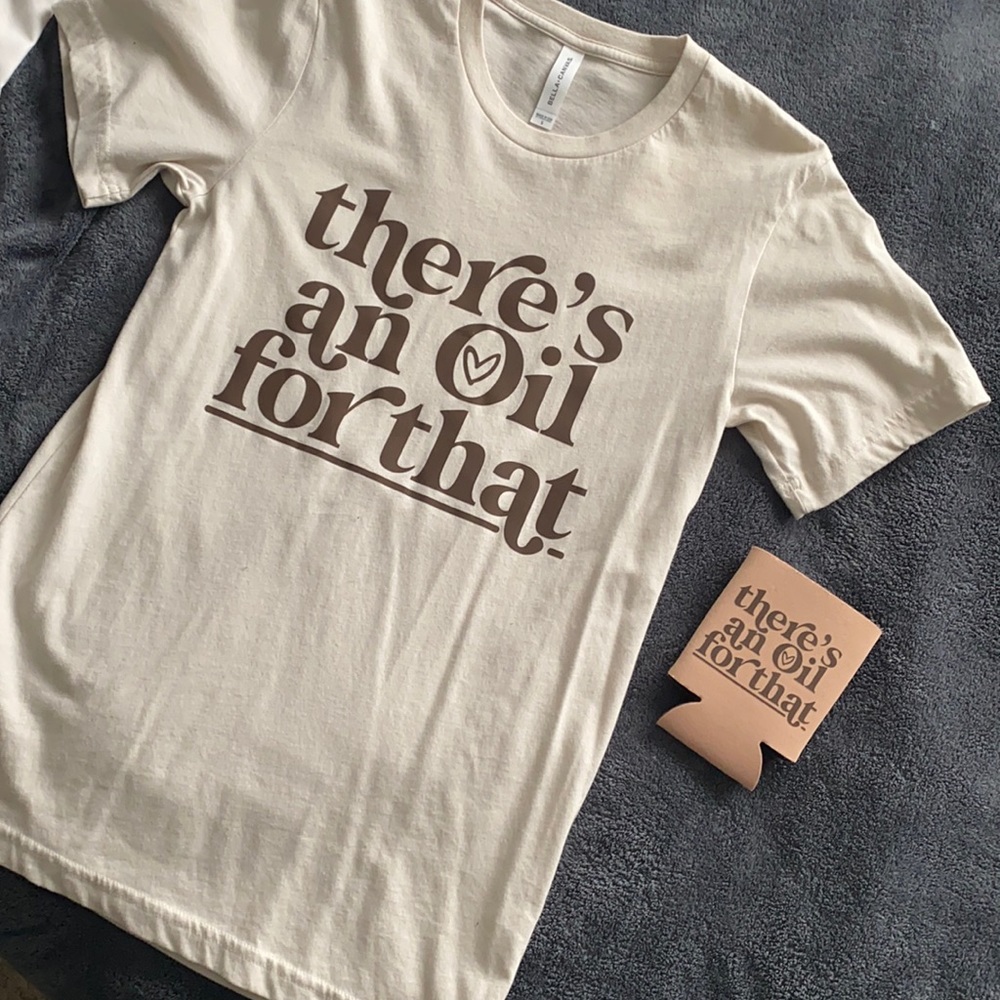 Essential Oil Tshirt & Koozie